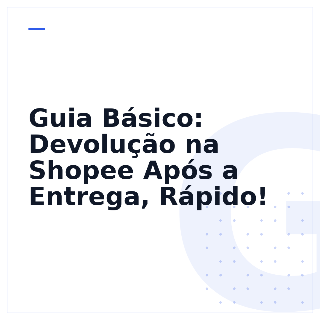 Guia Básico: Devolução na Shopee Após a Entrega, Rápido!