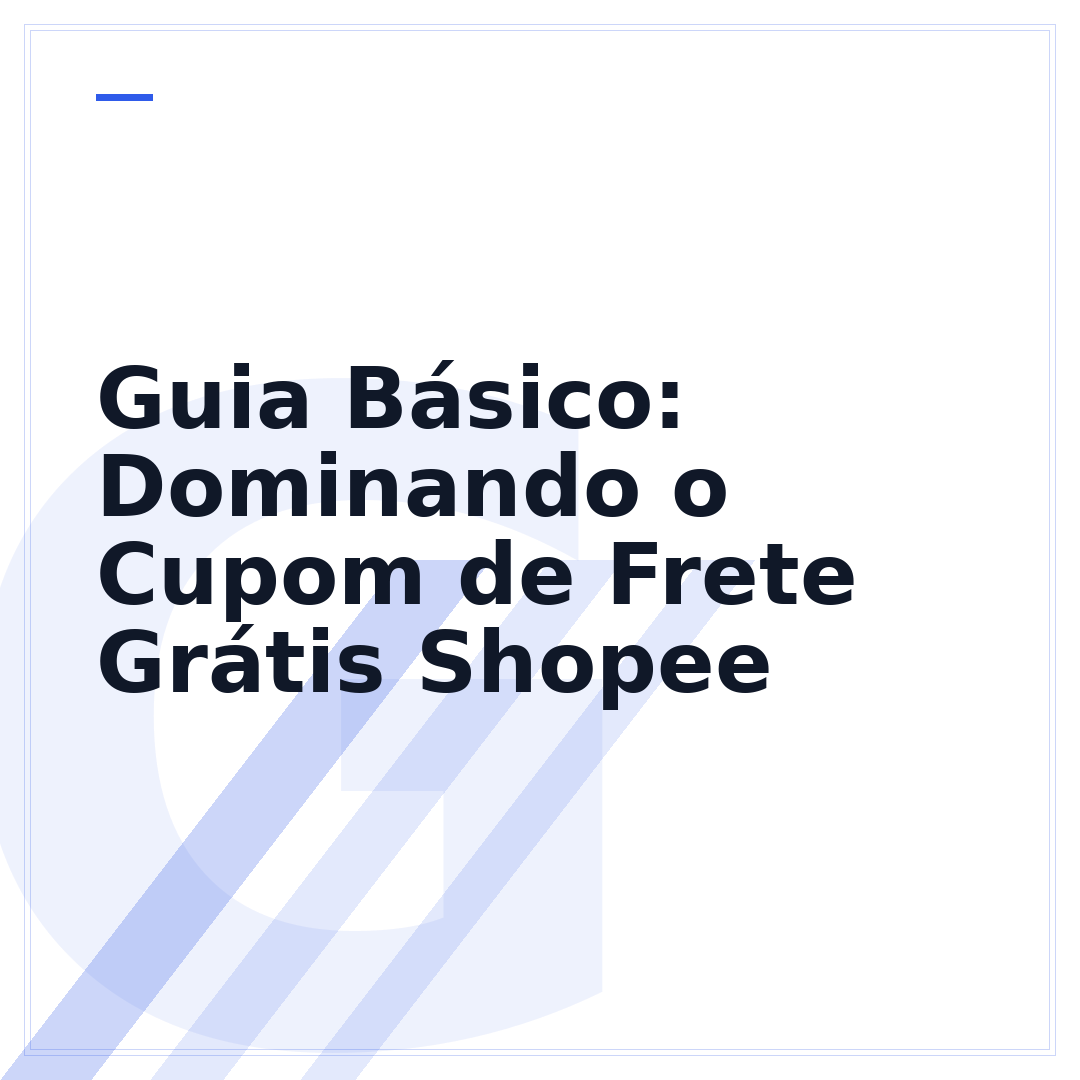 Guia Básico: Dominando o Cupom de Frete Grátis Shopee