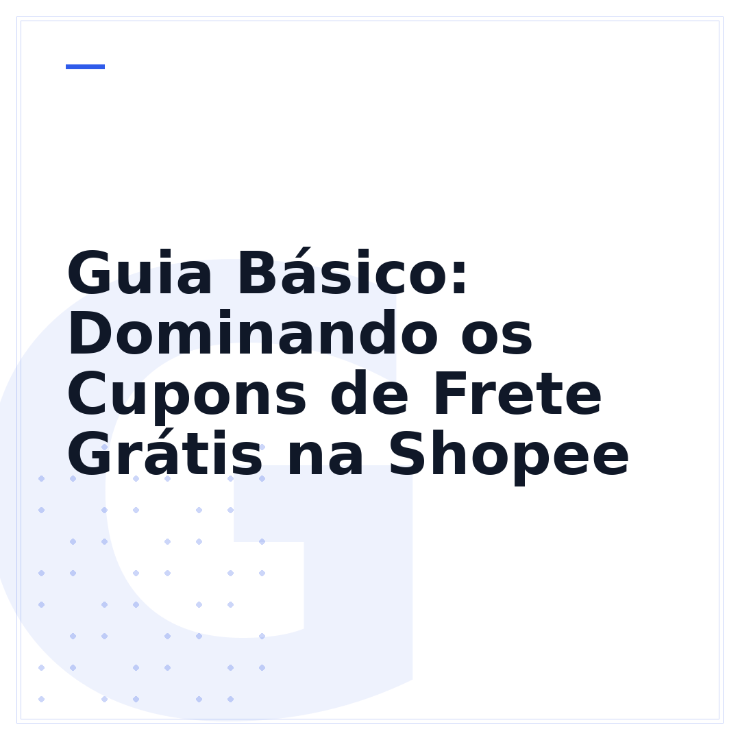 Guia Básico: Dominando os Cupons de Frete Grátis na Shopee