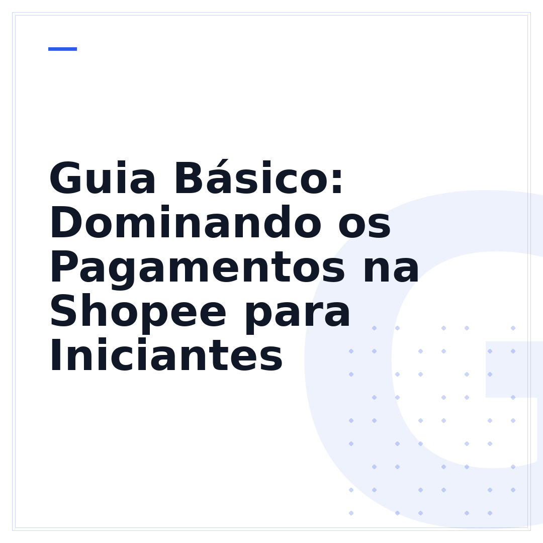 Guia Básico: Dominando os Pagamentos na Shopee para Iniciantes