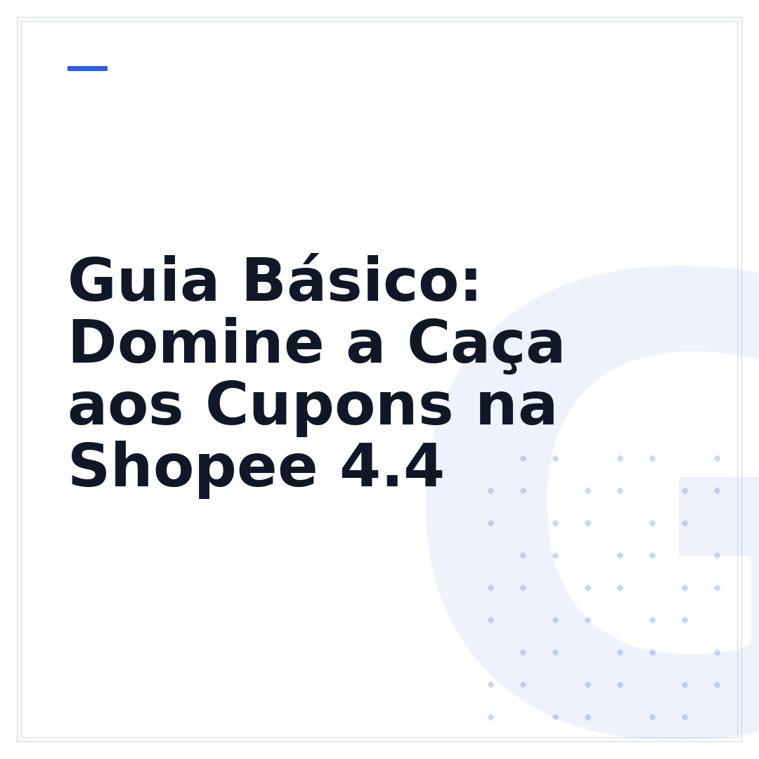 Guia Básico: Domine a Caça aos Cupons na Shopee 4.4