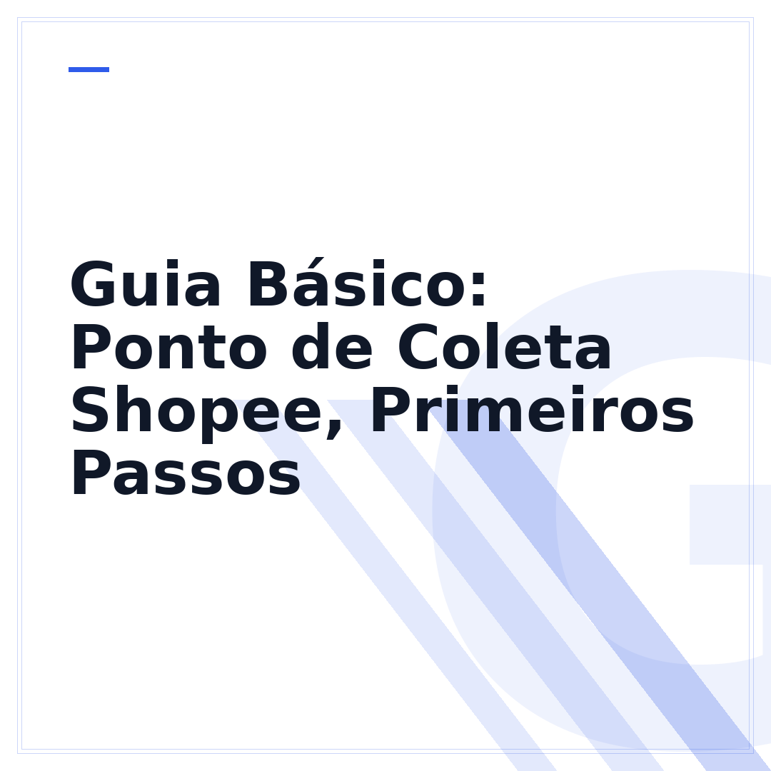 Guia Básico: Ponto de Coleta Shopee, Primeiros Passos