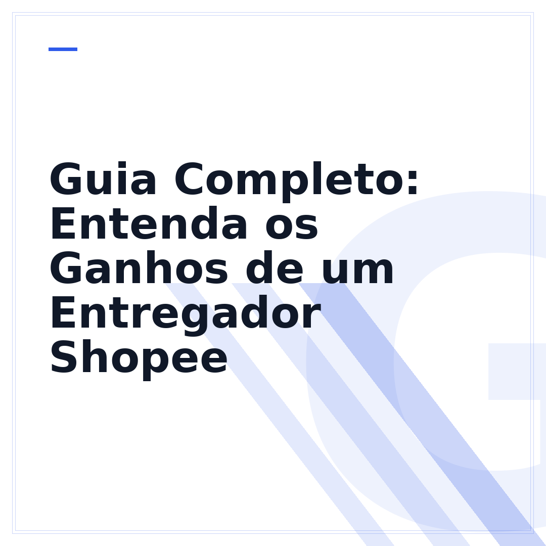 Guia Completo: Entenda os Ganhos de um Entregador Shopee