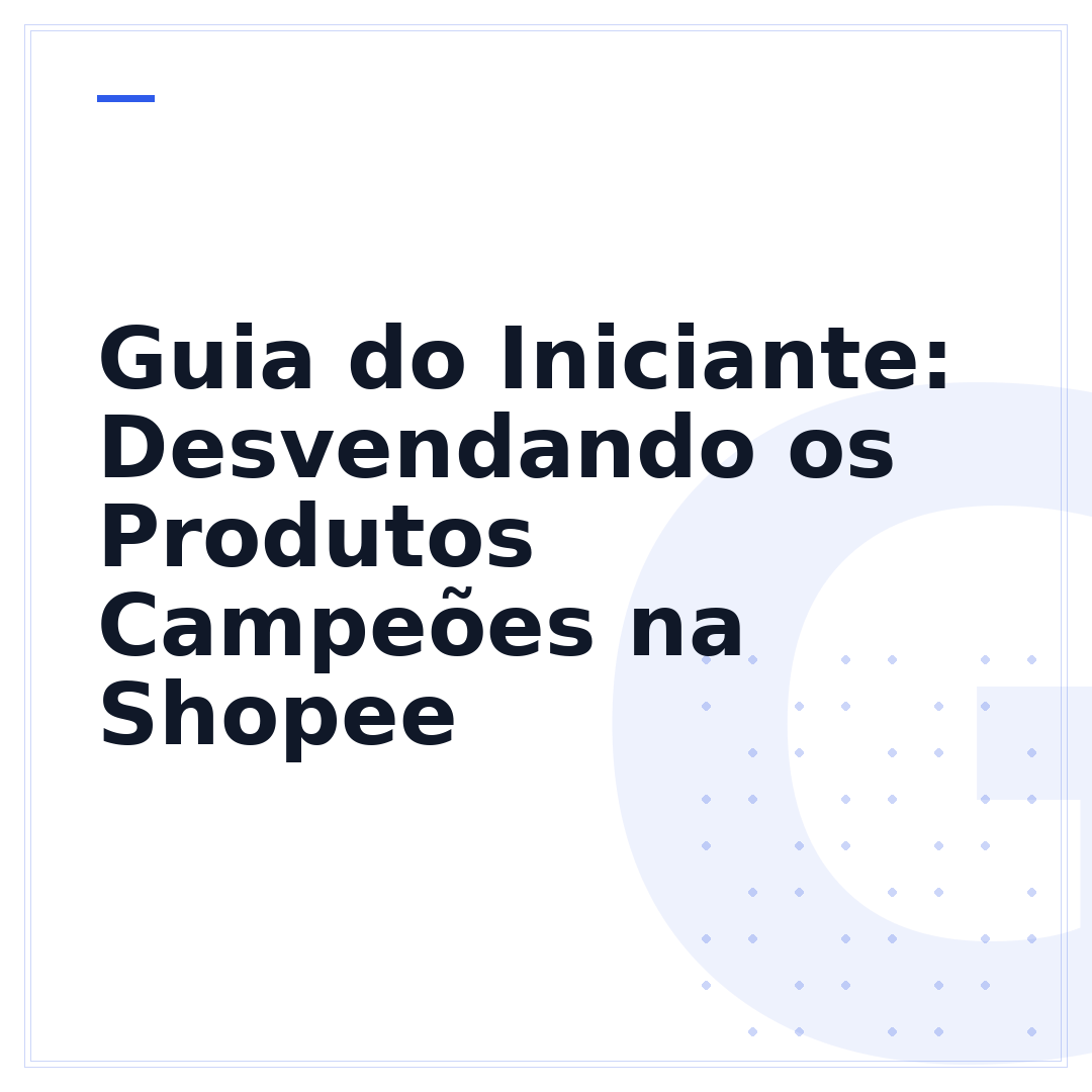 Guia do Iniciante: Desvendando os Produtos Campeões na Shopee