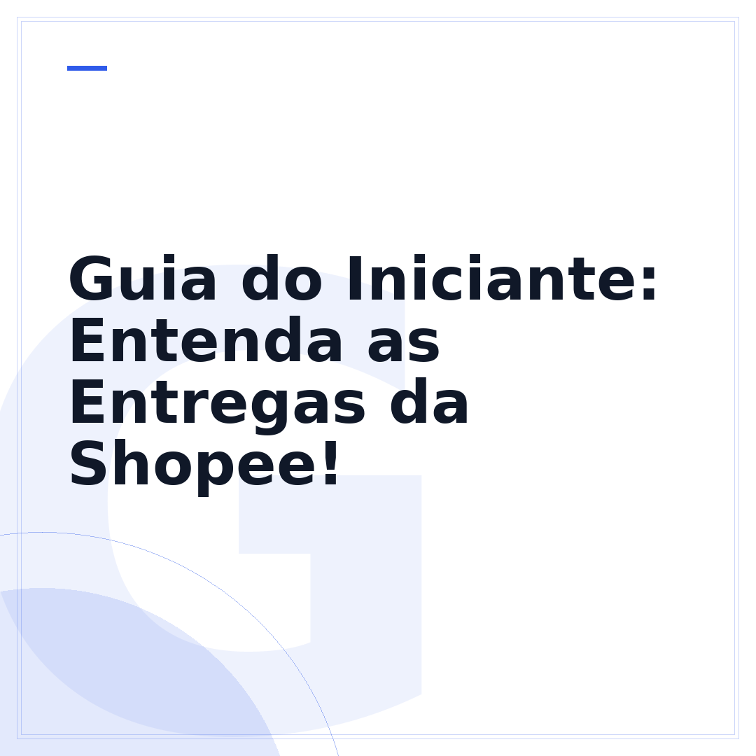 Guia do Iniciante: Entenda as Entregas da Shopee!