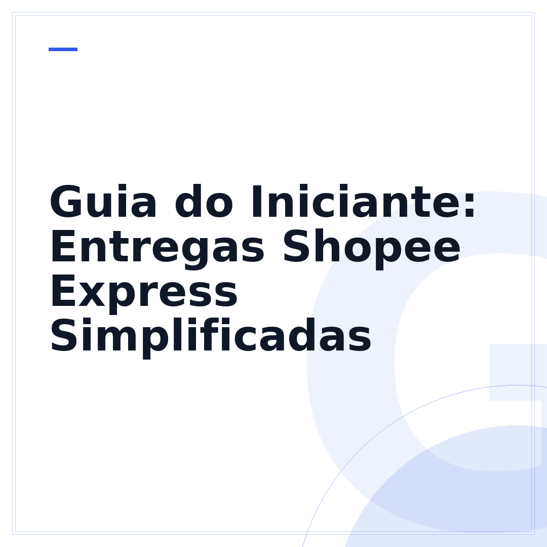 Guia do Iniciante: Entregas Shopee Express Simplificadas
