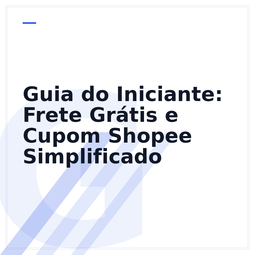 Guia do Iniciante: Frete Grátis e Cupom Shopee Simplificado