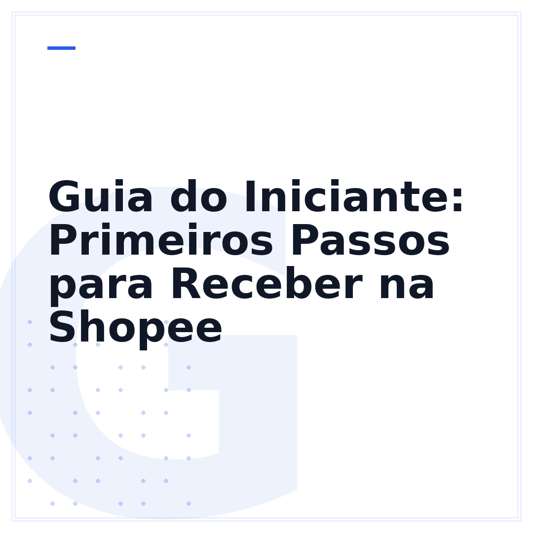 Guia do Iniciante: Primeiros Passos para Receber na Shopee