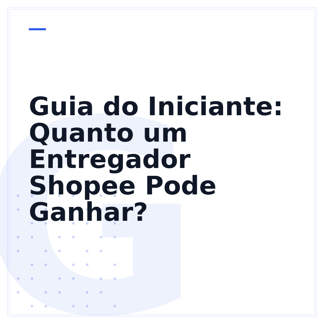Guia do Iniciante: Quanto um Entregador Shopee Pode Ganhar?