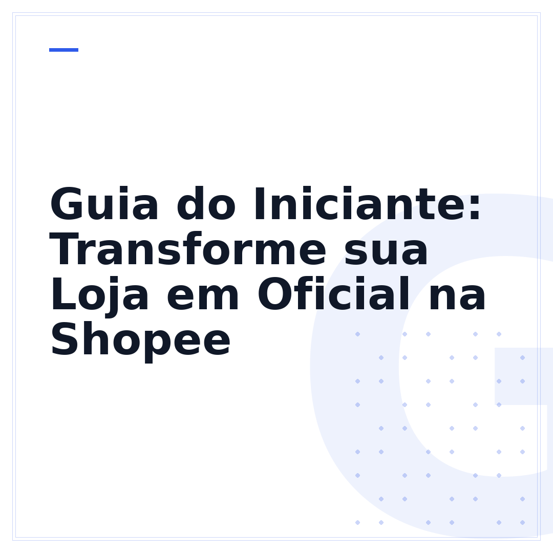 Guia do Iniciante: Transforme sua Loja em Oficial na Shopee