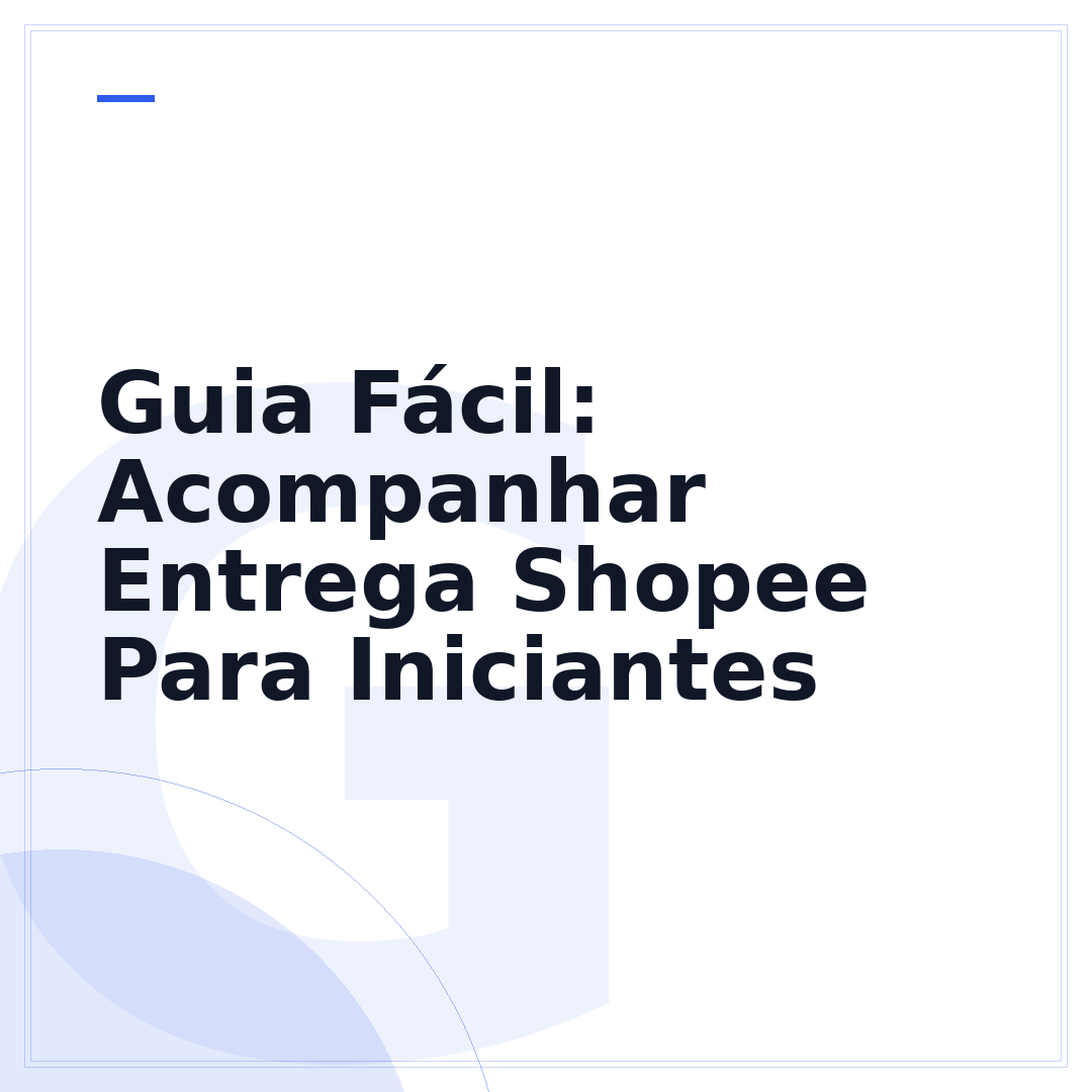 Guia Fácil: Acompanhar Entrega Shopee Para Iniciantes