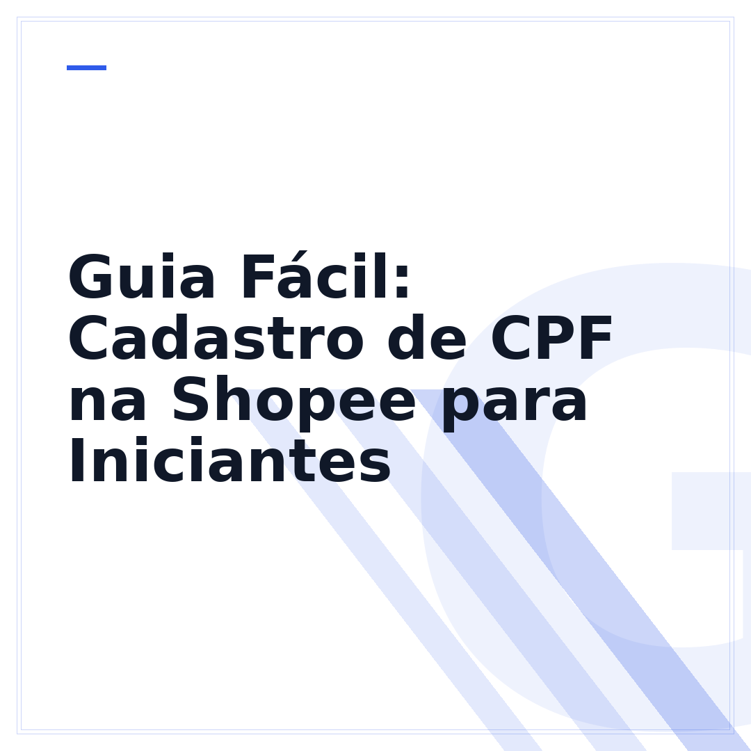 Guia Fácil: Cadastro de CPF na Shopee para Iniciantes