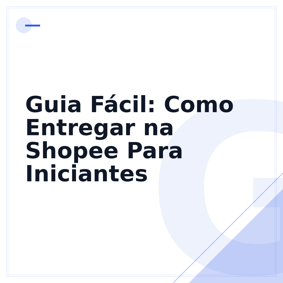 Guia Fácil: Como Entregar na Shopee Para Iniciantes