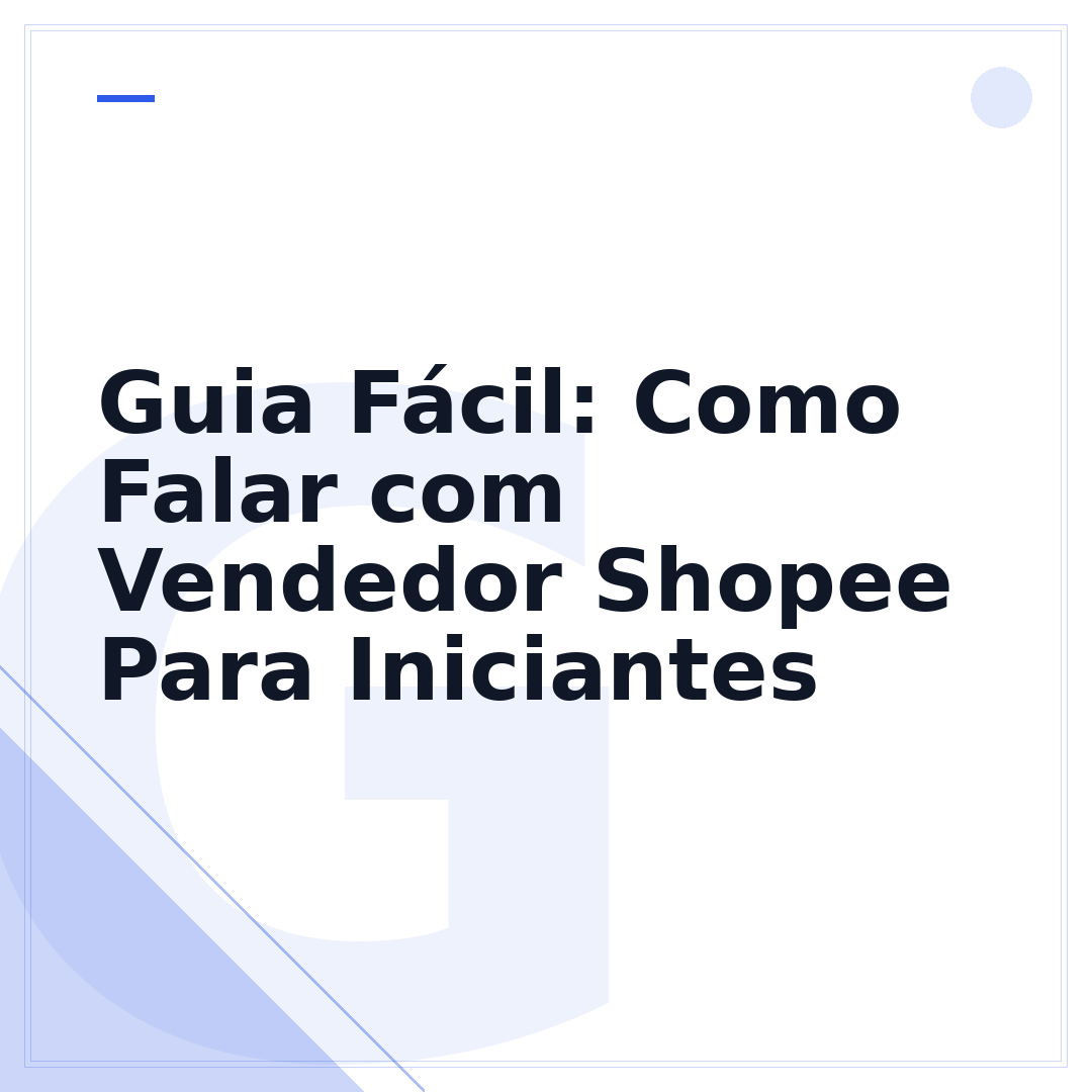 Guia Fácil: Como Falar com Vendedor Shopee Para Iniciantes