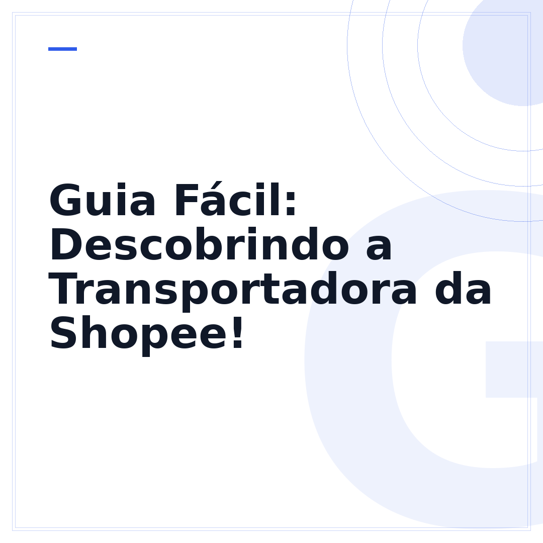 Guia Fácil: Descobrindo a Transportadora da Shopee!
