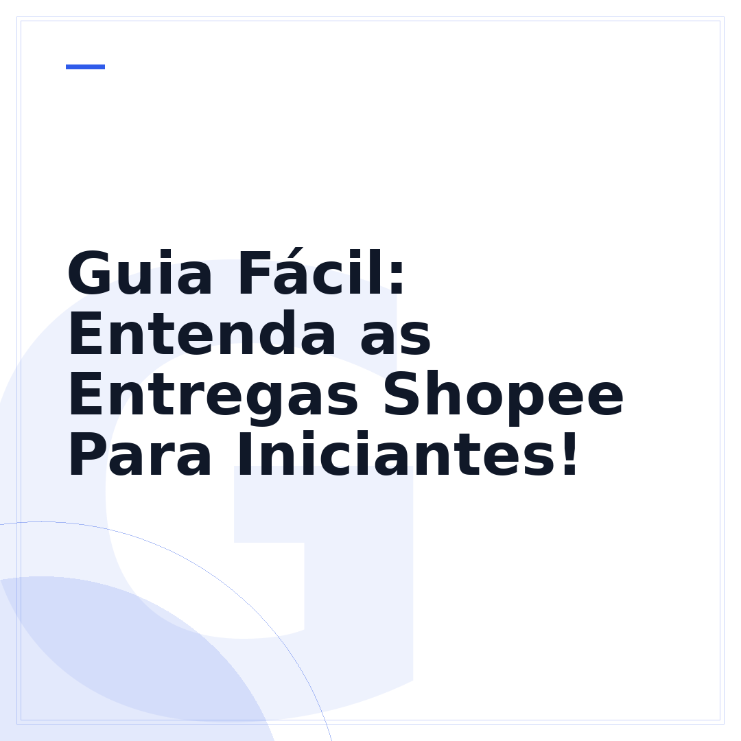 Guia Fácil: Entenda as Entregas Shopee Para Iniciantes!