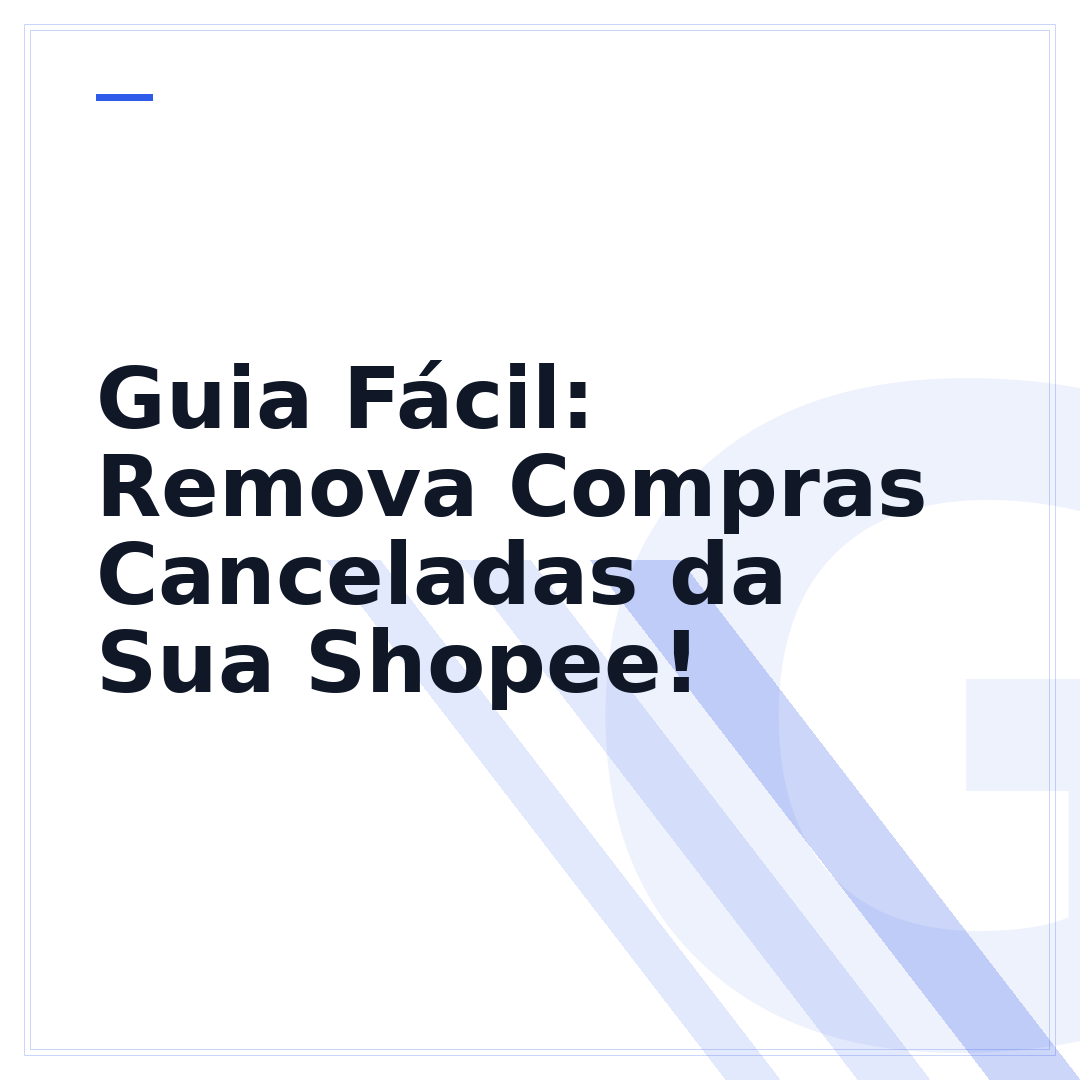 Guia Fácil: Remova Compras Canceladas da Sua Shopee!