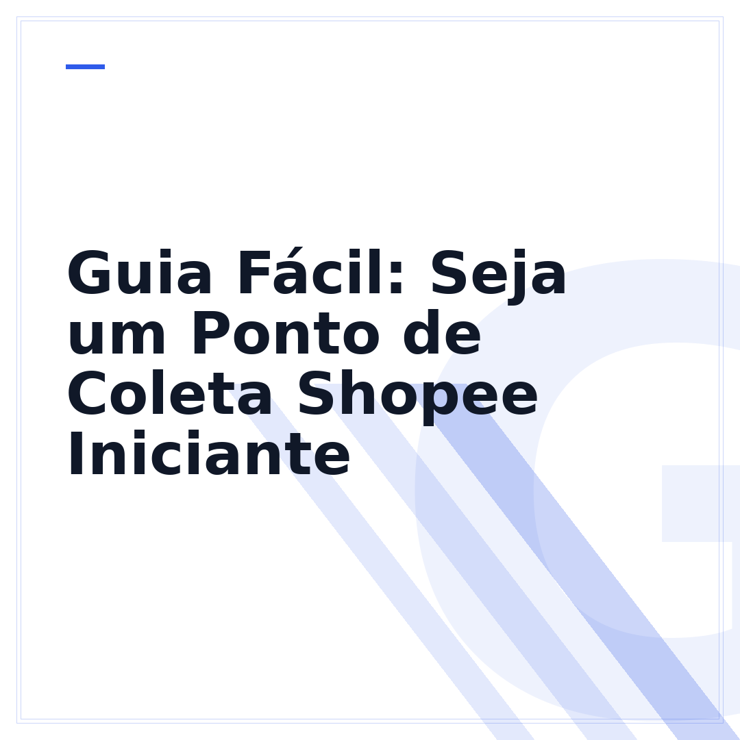 Guia Fácil: Seja um Ponto de Coleta Shopee Iniciante