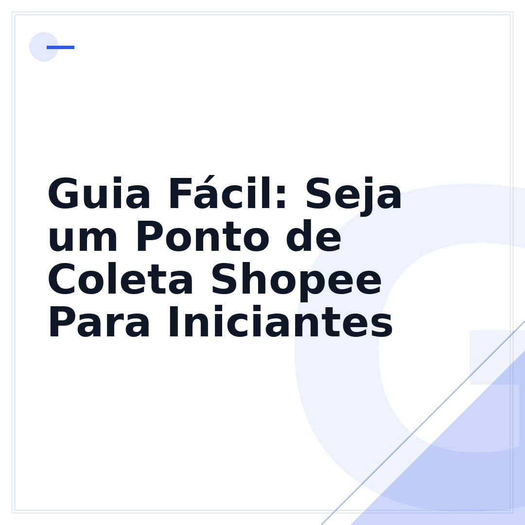 Guia Fácil: Seja um Ponto de Coleta Shopee Para Iniciantes