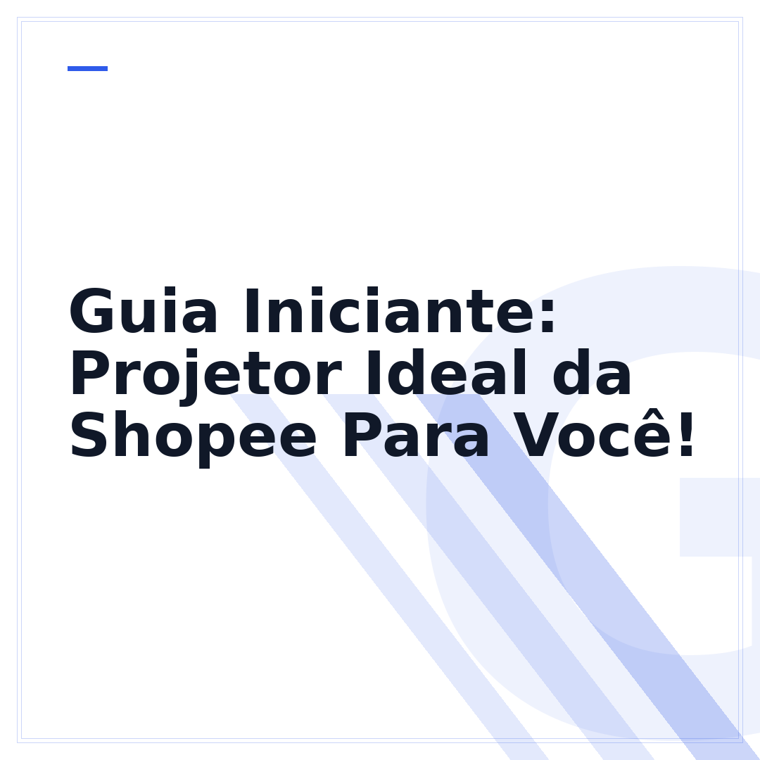 Guia Iniciante: Projetor Ideal da Shopee Para Você!