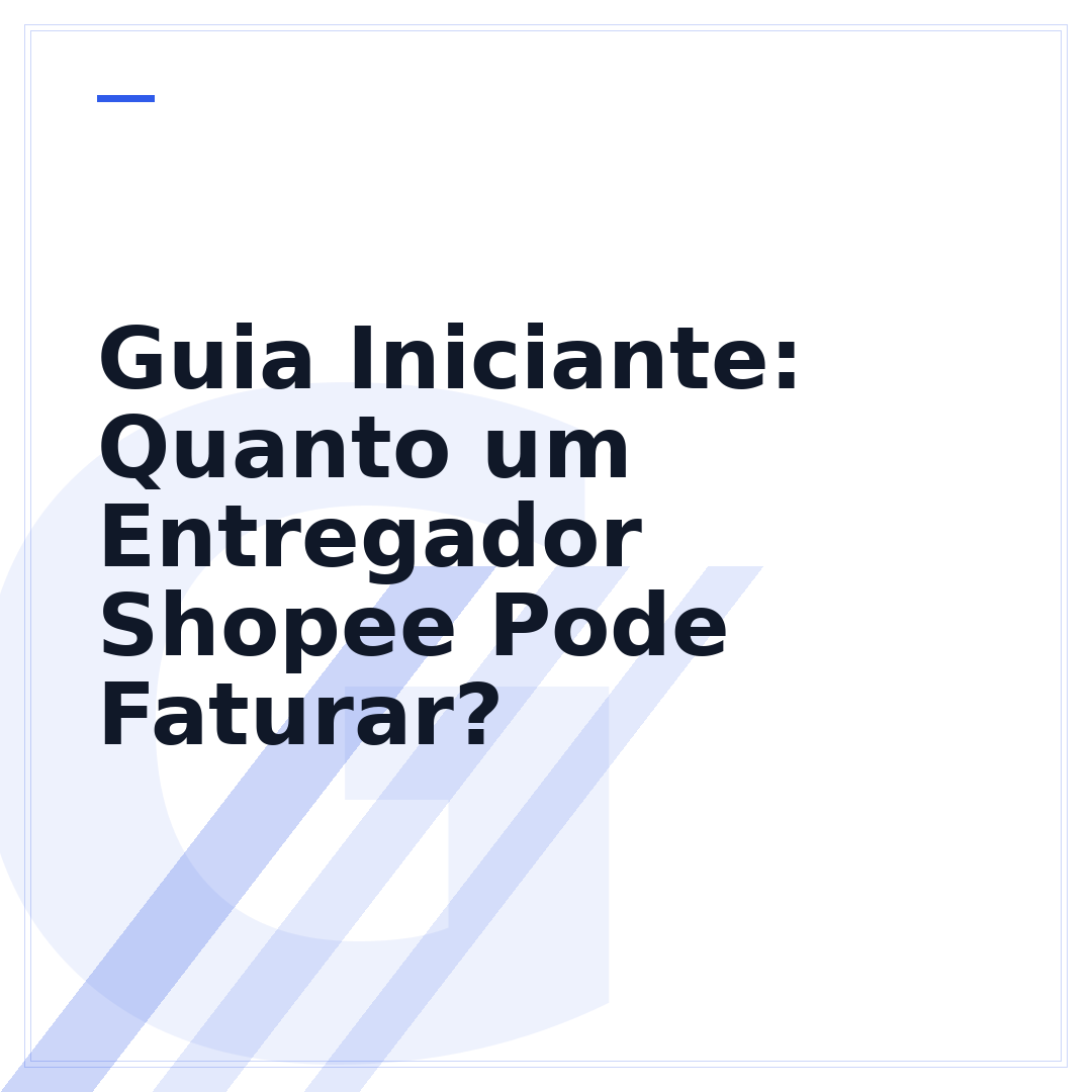 Guia Iniciante: Quanto um Entregador Shopee Pode Faturar?