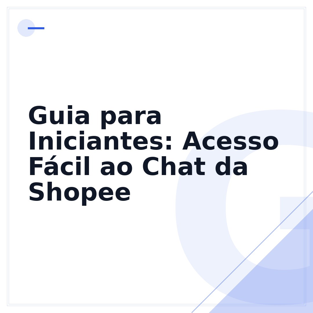 Guia para Iniciantes: Acesso Fácil ao Chat da Shopee