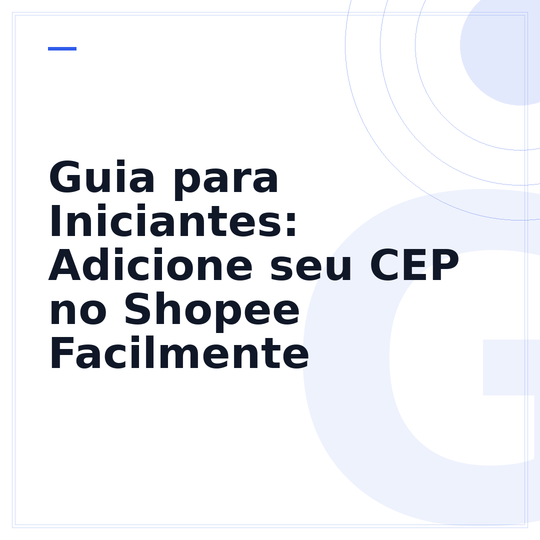 Guia para Iniciantes: Adicione seu CEP no Shopee Facilmente