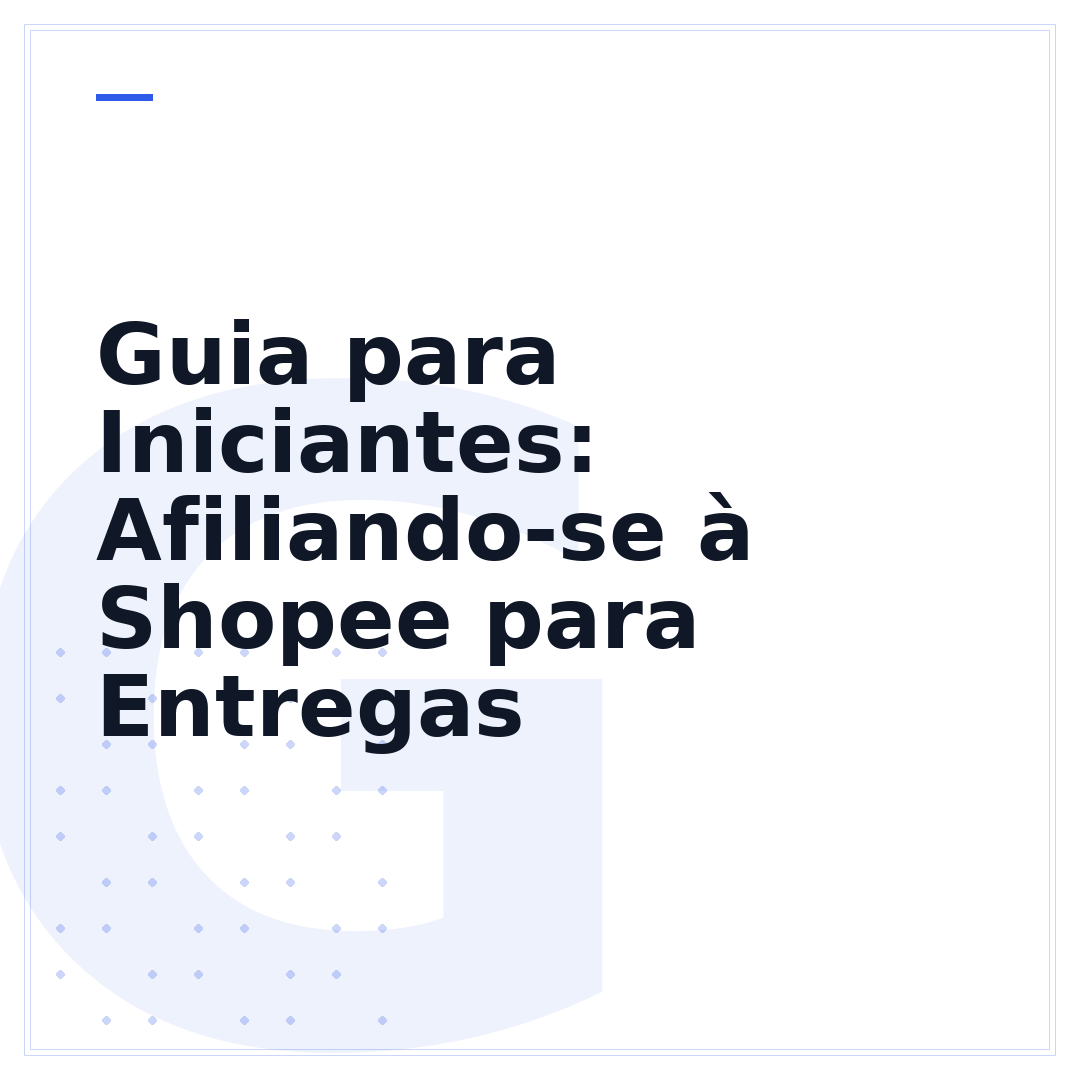 Guia para Iniciantes: Afiliando-se à Shopee para Entregas