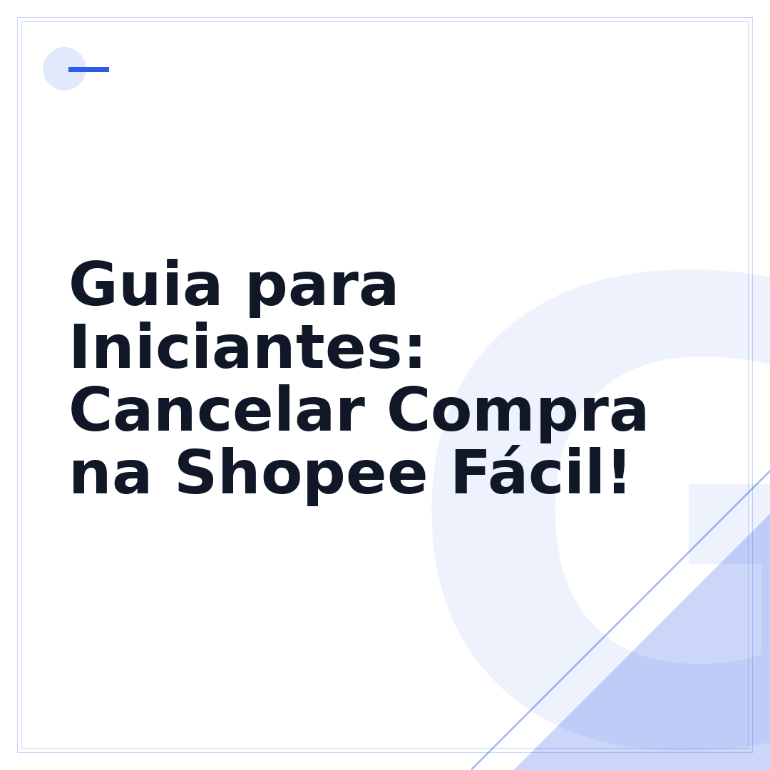 Guia para Iniciantes: Cancelar Compra na Shopee Fácil!