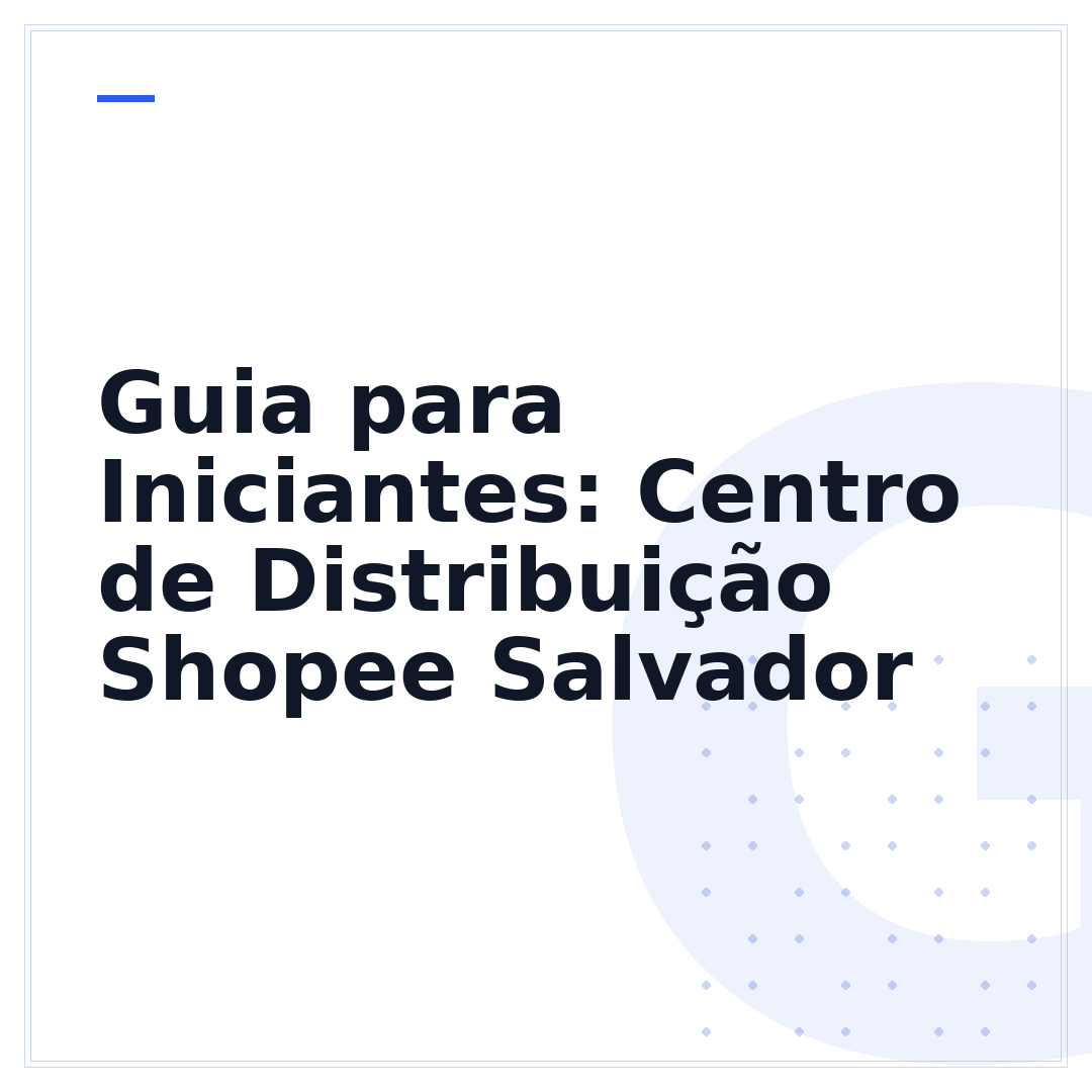 Guia para Iniciantes: Centro de Distribuição Shopee Salvador