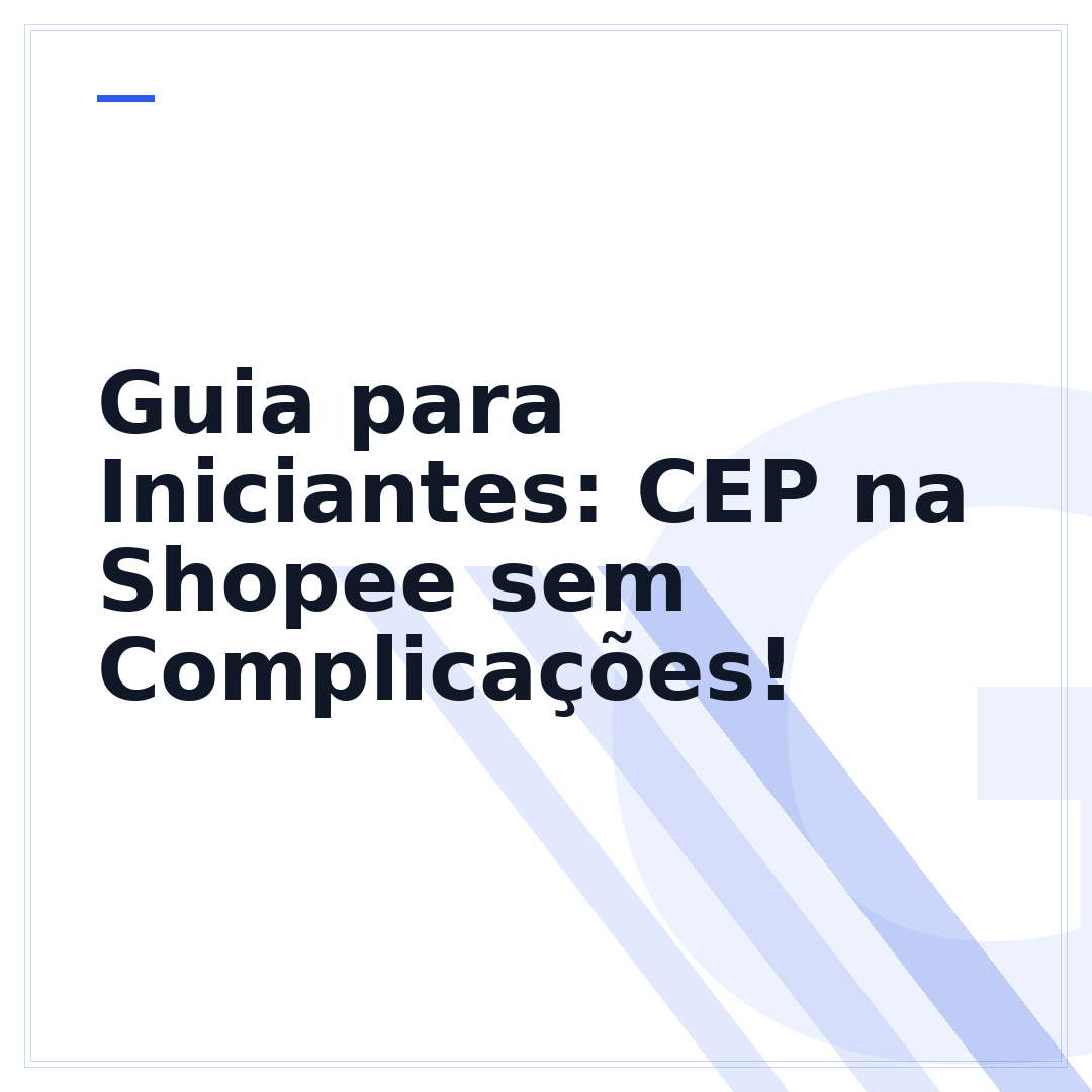Guia para Iniciantes: CEP na Shopee sem Complicações!