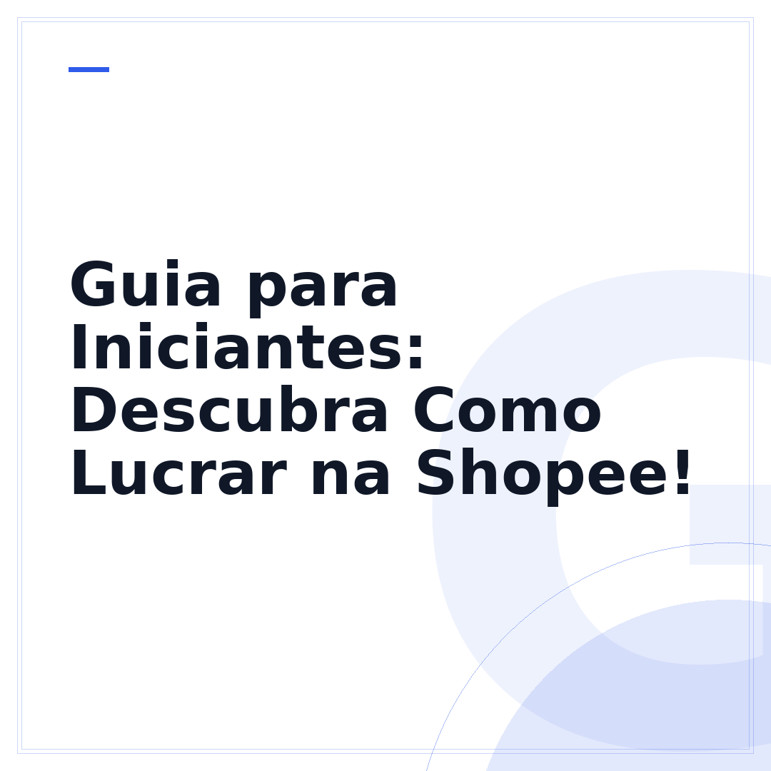 Guia para Iniciantes: Descubra Como Lucrar na Shopee!