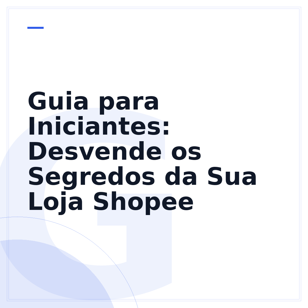 Guia para Iniciantes: Desvende os Segredos da Sua Loja Shopee