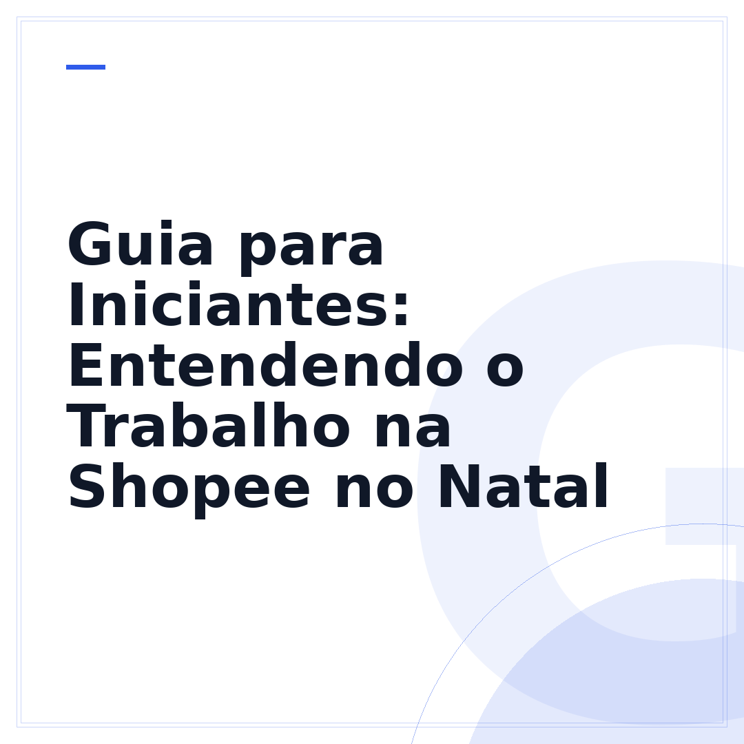Guia para Iniciantes: Entendendo o Trabalho na Shopee no Natal