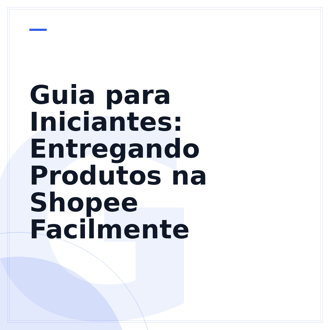 Guia para Iniciantes: Entregando Produtos na Shopee Facilmente