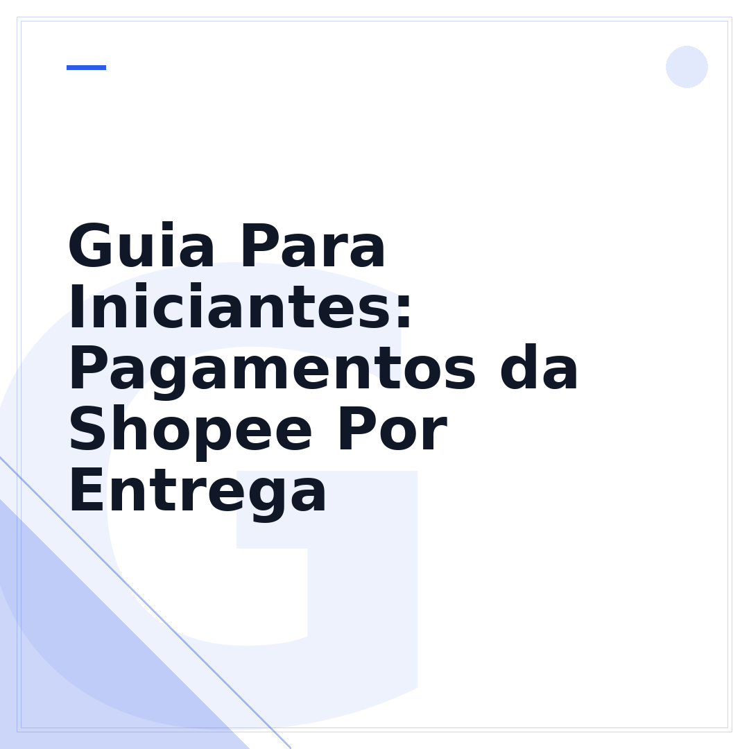 Guia Para Iniciantes: Pagamentos da Shopee Por Entrega