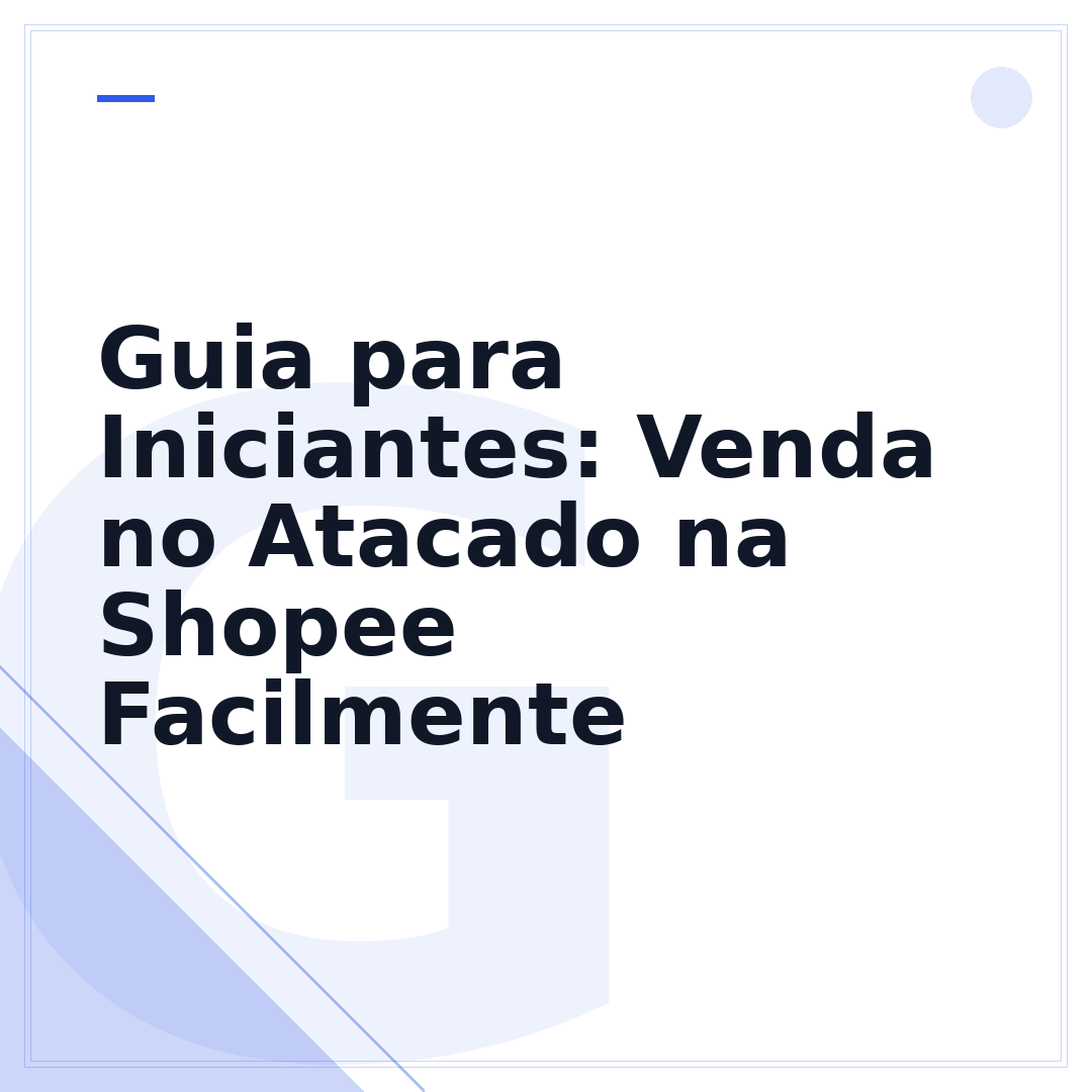 Guia para Iniciantes: Venda no Atacado na Shopee Facilmente