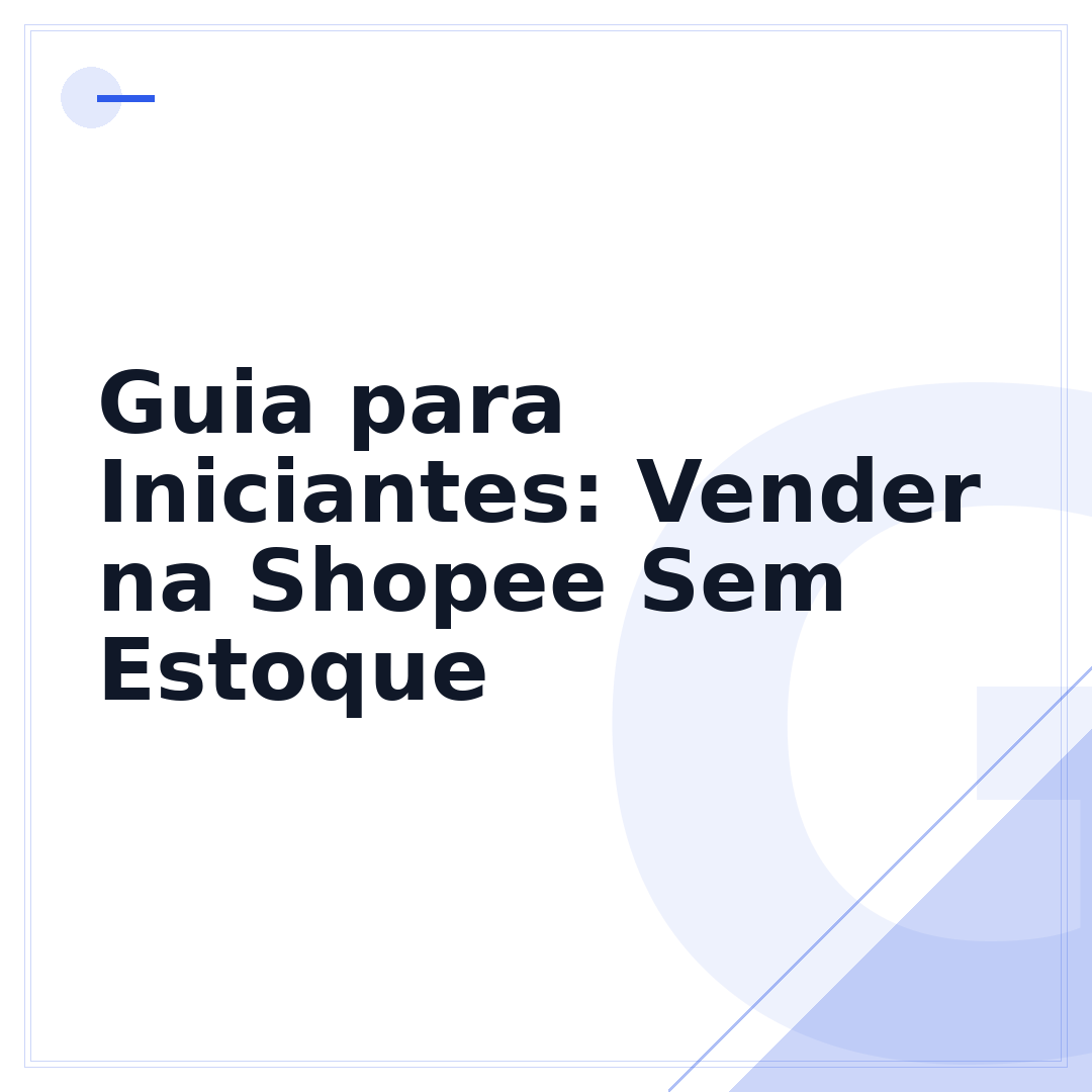 Guia para Iniciantes: Vender na Shopee Sem Estoque
