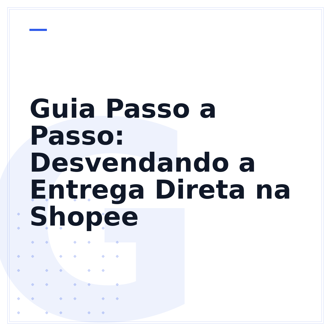 Guia Passo a Passo: Desvendando a Entrega Direta na Shopee