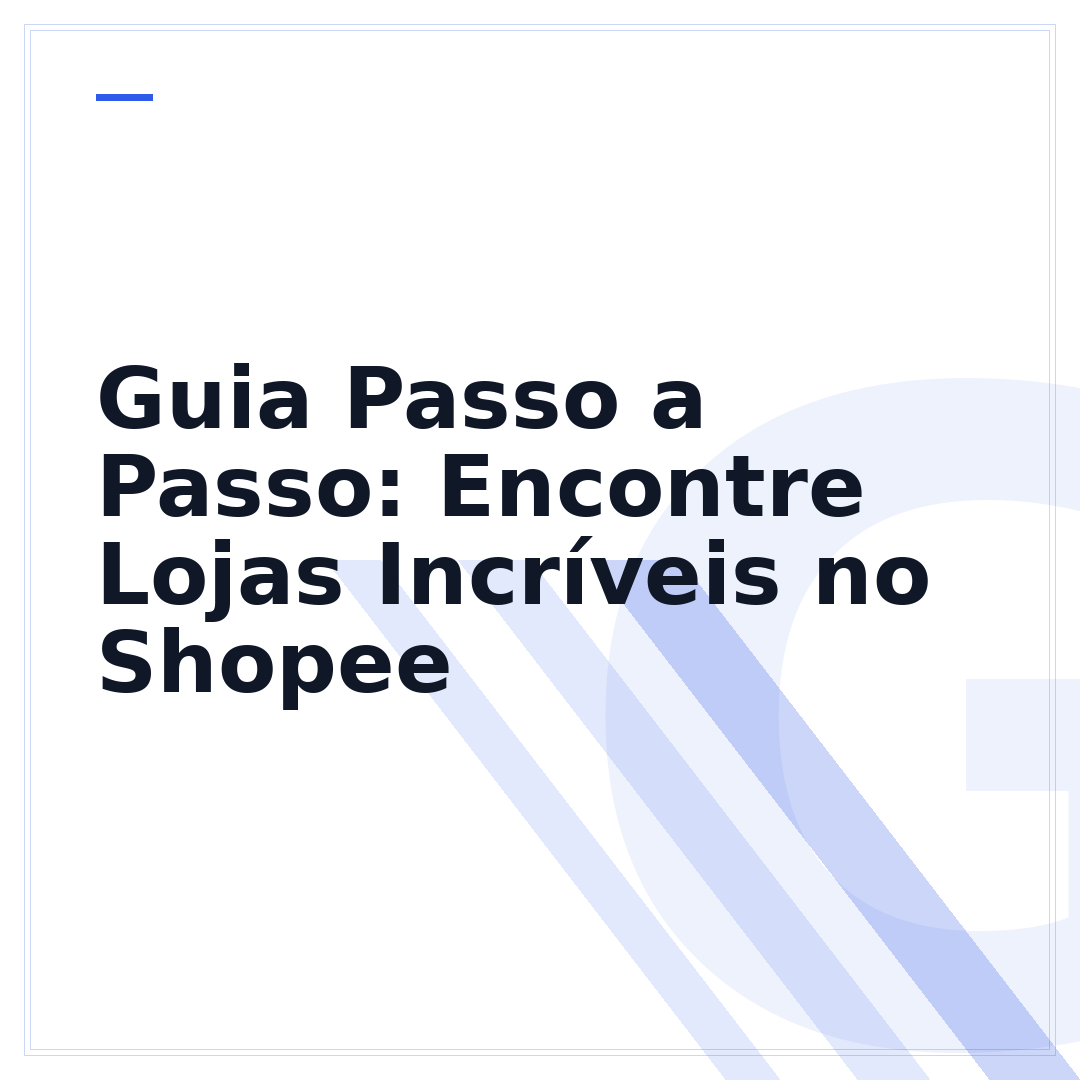 Guia Passo a Passo: Encontre Lojas Incríveis no Shopee