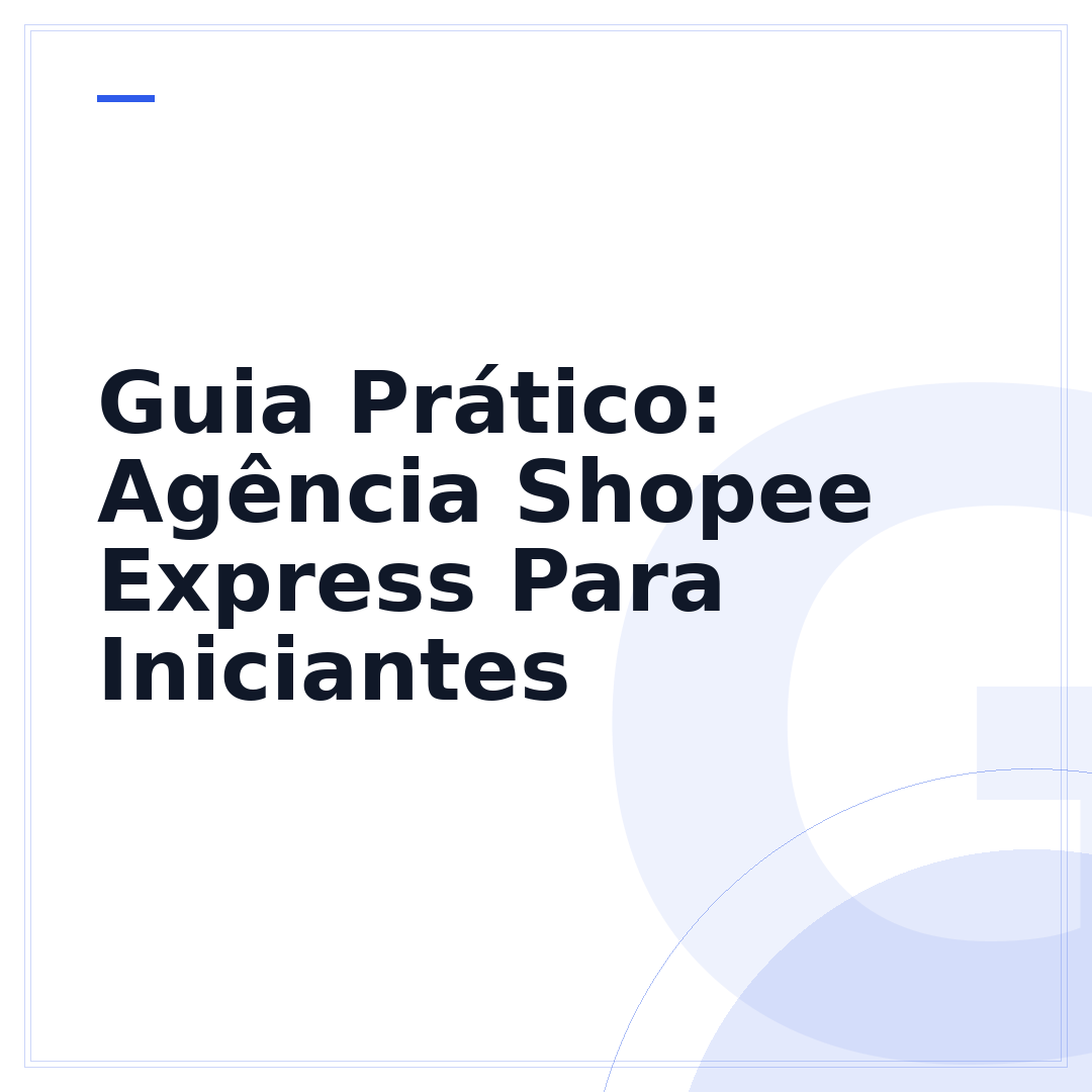 Guia Prático: Agência Shopee Express Para Iniciantes