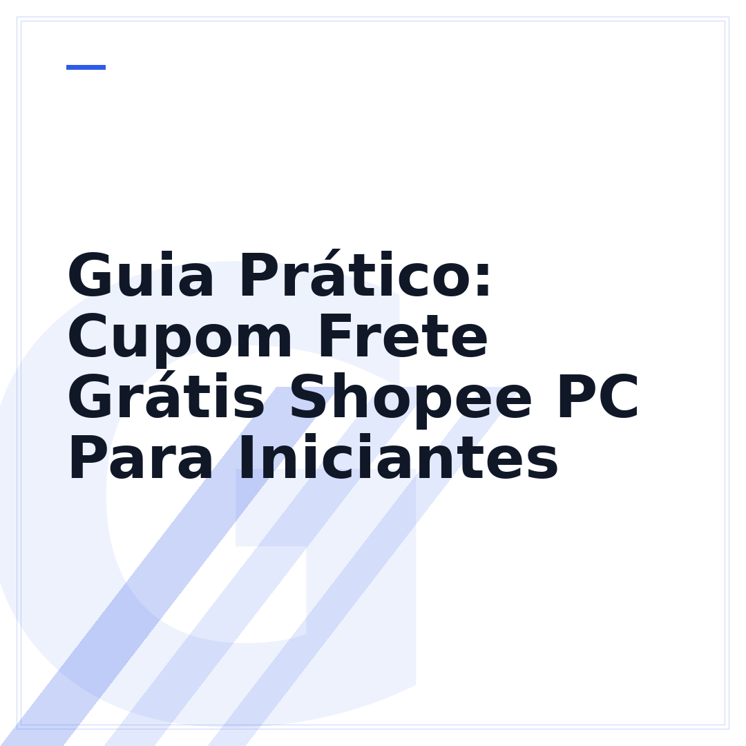 Guia Prático: Cupom Frete Grátis Shopee PC Para Iniciantes