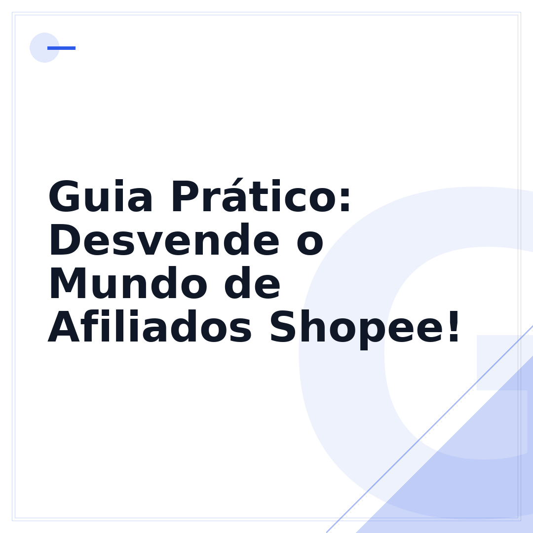 Guia Prático: Desvende o Mundo de Afiliados Shopee!