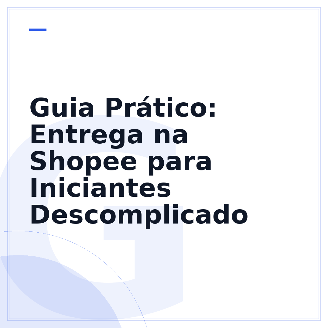Guia Prático: Entrega na Shopee para Iniciantes Descomplicado