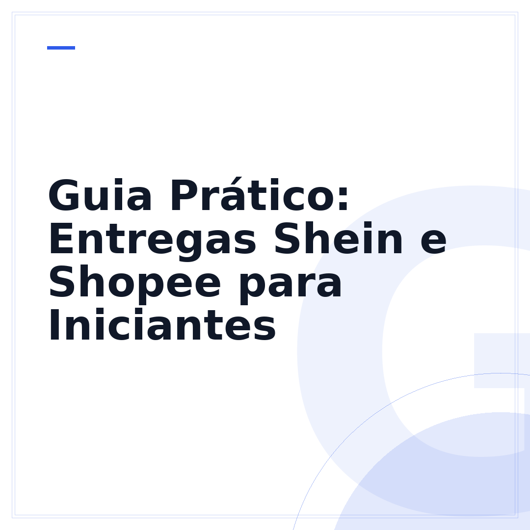 Guia Prático: Entregas Shein e Shopee para Iniciantes