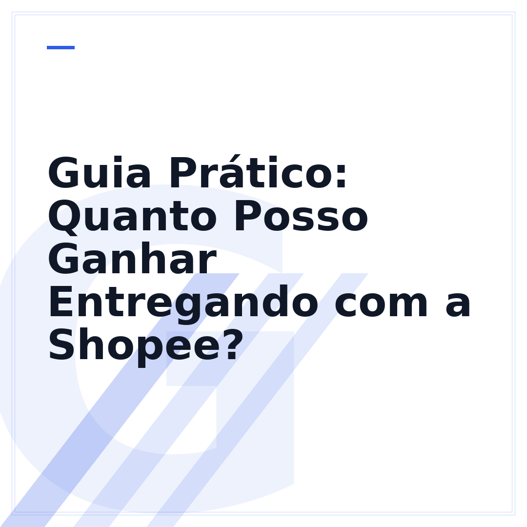 Guia Prático: Quanto Posso Ganhar Entregando com a Shopee?