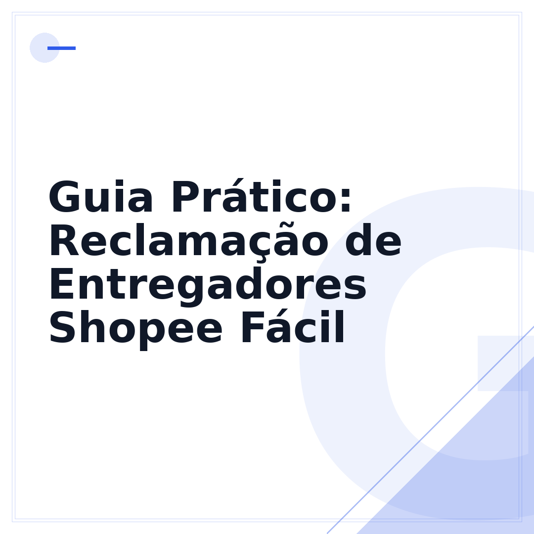 Guia Prático: Reclamação de Entregadores Shopee Fácil