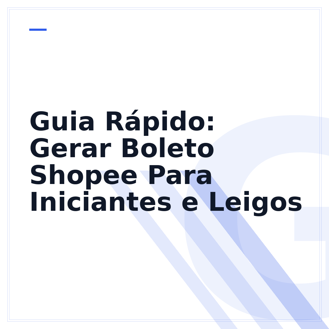 Guia Rápido: Gerar Boleto Shopee Para Iniciantes e Leigos