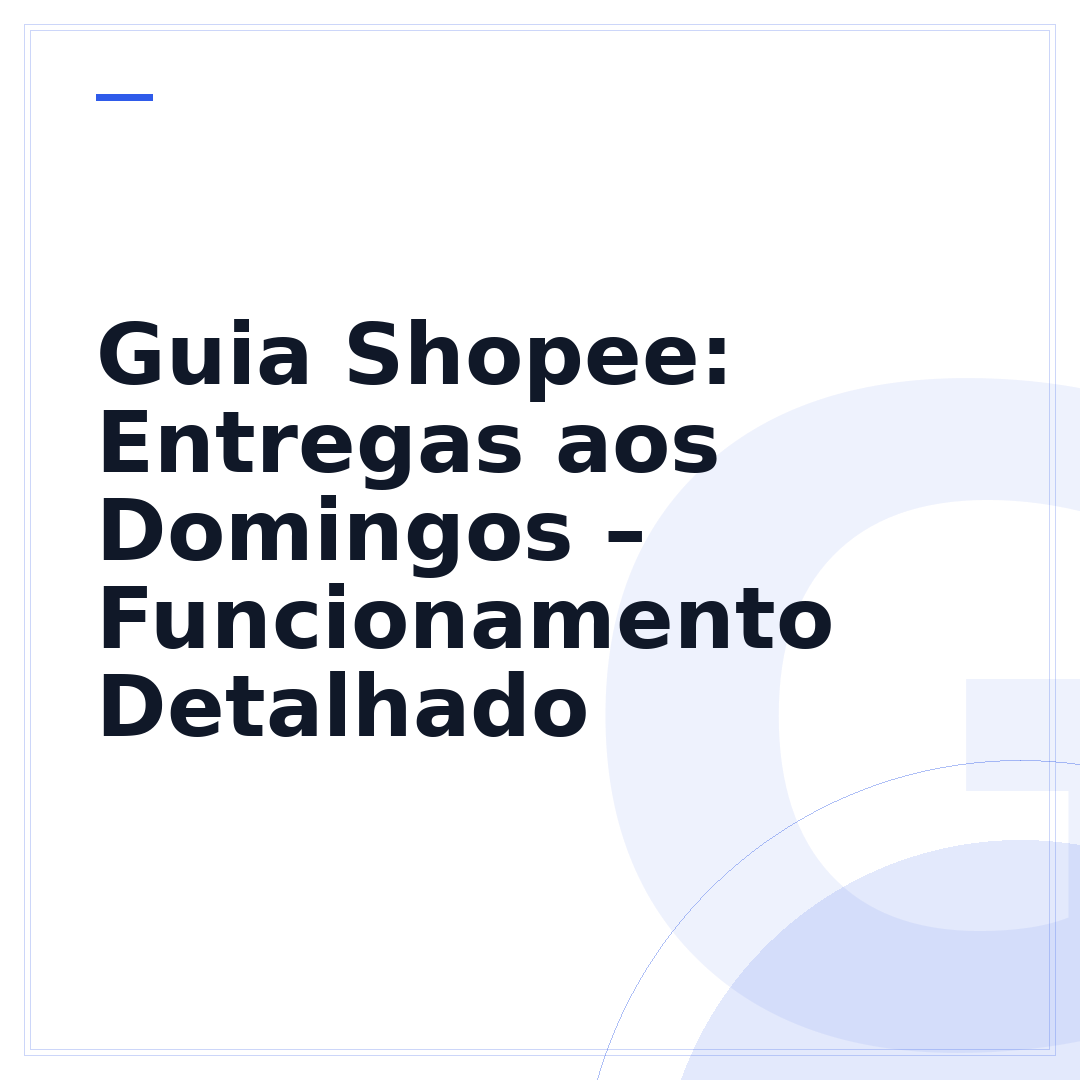 Guia Shopee: Entregas aos Domingos – Funcionamento Detalhado