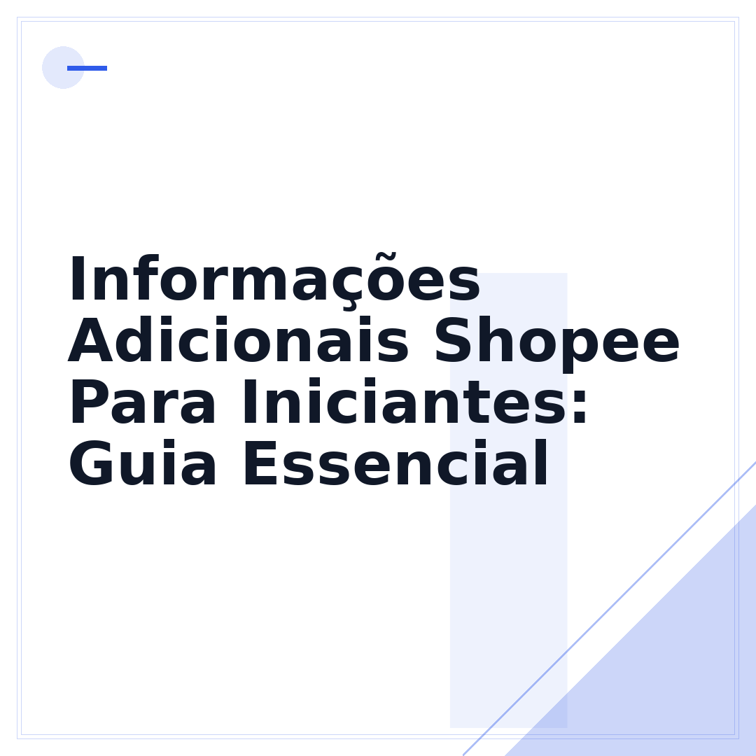 Informações Adicionais Shopee Para Iniciantes: Guia Essencial